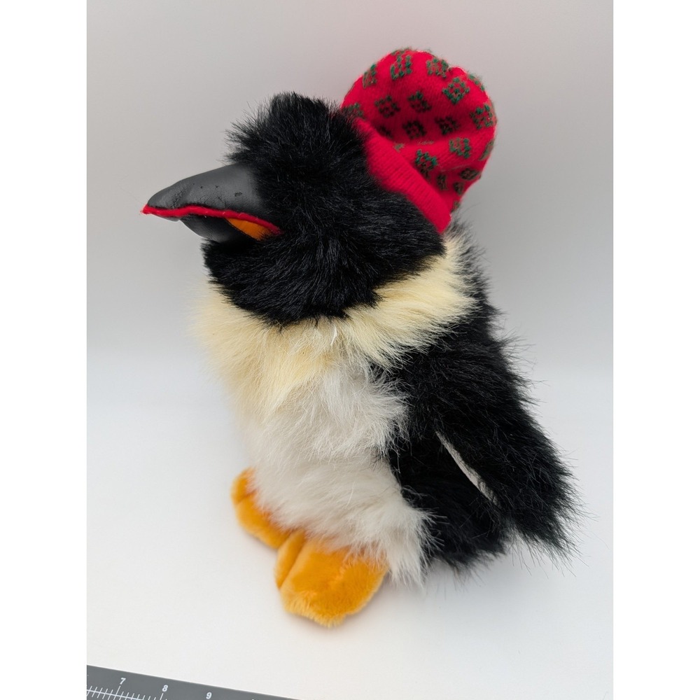 Commonwealth Penguin Plush Knit‎ Hat 11 Inch 1990 Stuffed Animal Toy